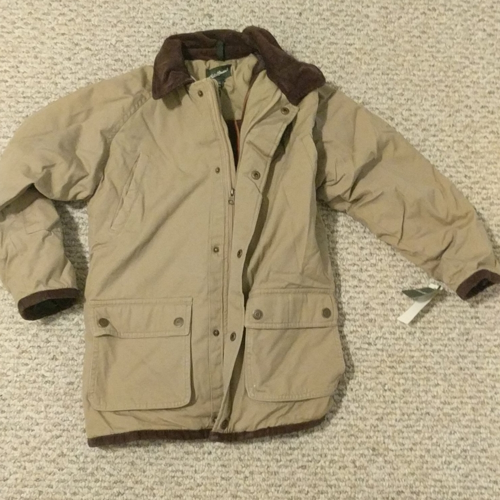NWT trendy barn coat Eddie Bauer Expedition boys 10/12 rugged